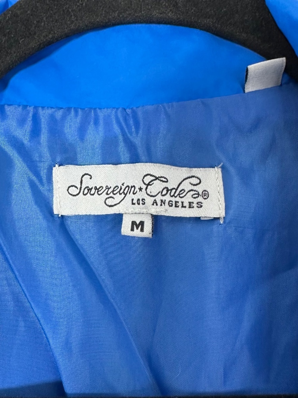 Sovereign Code Game Day Zip Windbreaker Mens Sz Medium Blue Used Great Condition - Picture 3 of 11